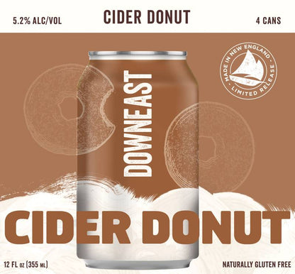 Downeast Cider Donut 4pk 12oz Can 5% ABV Limited Release