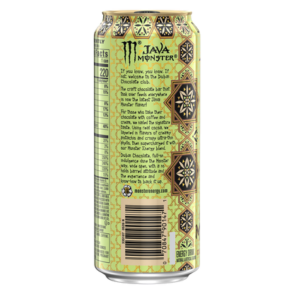Monster Energy Java Dubai Chocolate Energy Drink, 15oz Can