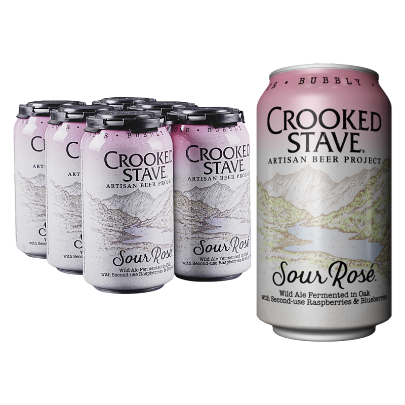 Crooked Stave Sour Rose 6pk 12oz Can 4.5% ABV