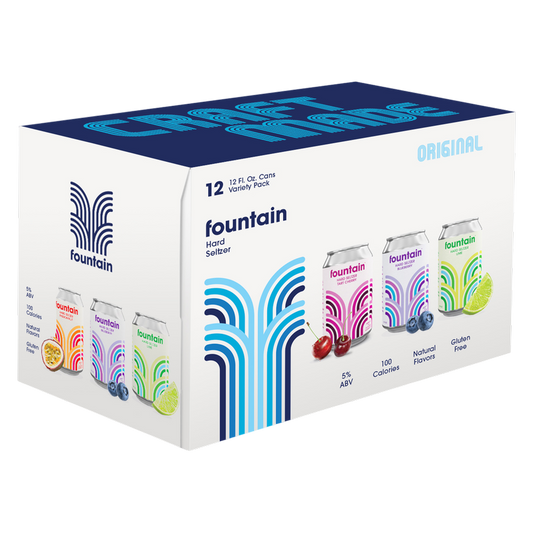 Fountain Hard Seltzer Original Variety Pack 12pk 12oz