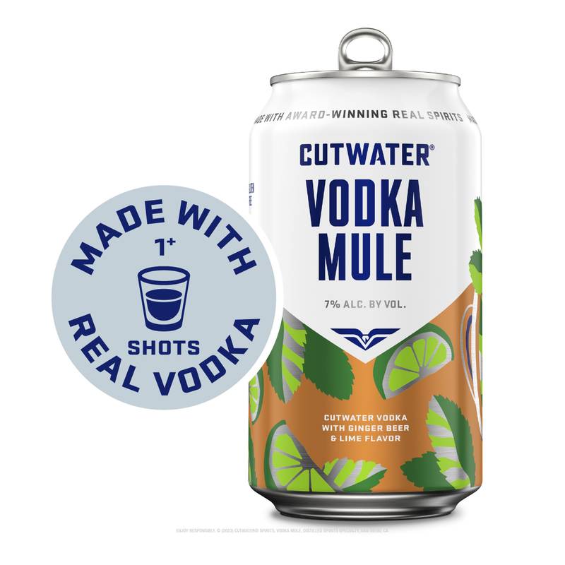 Cutwater Vodka Mule RTD - Single Can (12 OZ)