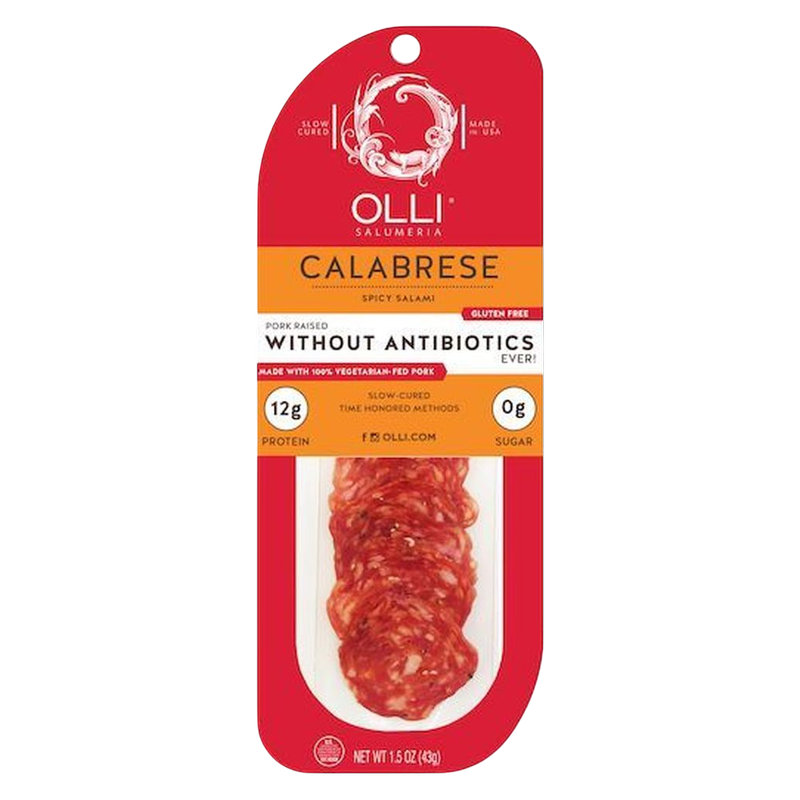 Olli Salumeria Sliced Calabrese Salami - 1.5oz