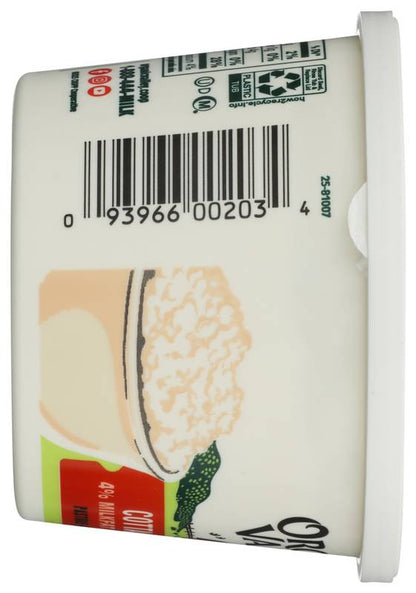 Organic Valley, Cottage Cheese 4% Milkfat Small Curd 1 Lb