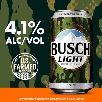 Busch Light 24pk 12oz Can 4.1% ABV