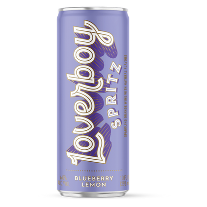 Loverboy Blueberry Lemon Spritz 4pk 250ml Can 6.0% ABV