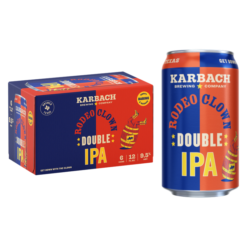 Karbach Rodeo Clown Double IPA 6pk 12oz Can 9.5% ABV