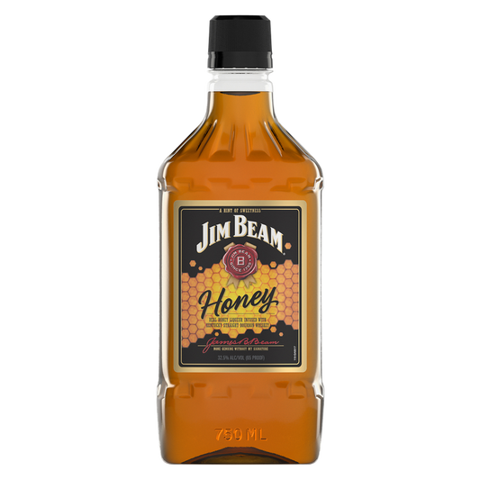 Jim Beam Honey Bourbon Whiskey 750ml (70 Proof)