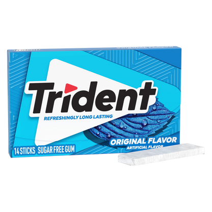 Trident Original Flavored Gum, 14pc