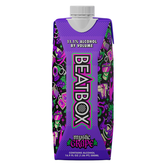 Beatbox Mystic Grape 500ml 11.1% ABV Wine Party Punch
