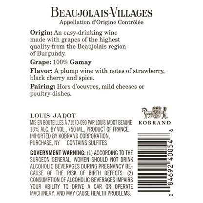 Beaujolais-Villages Table Red 750ml