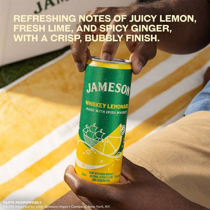 Jameson Lemonade Irish Whiskey Cocktail 4pk 12oz Cans 7% ABV