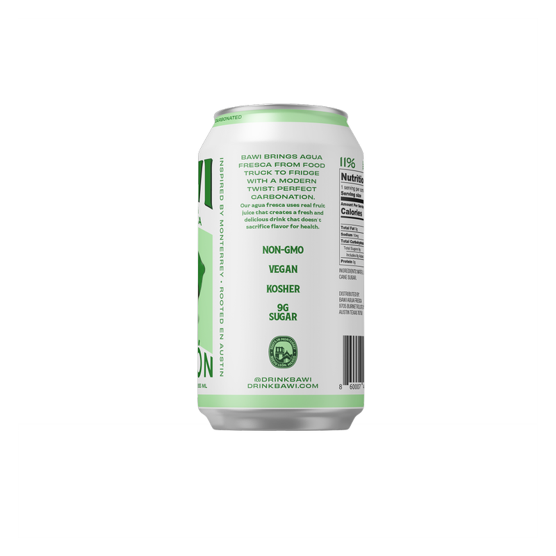 Bawi El Limón Agua Fresca 12oz Can