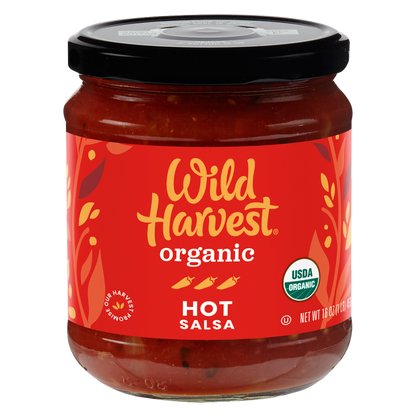 Wild Harvest Organic Hot Salsa 16oz
