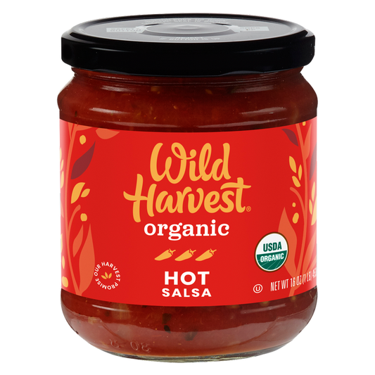 Wild Harvest Organic Hot Salsa 16oz