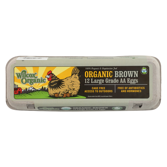 Wilcox Farms Free-Range Large Brown Eggs -12ct
