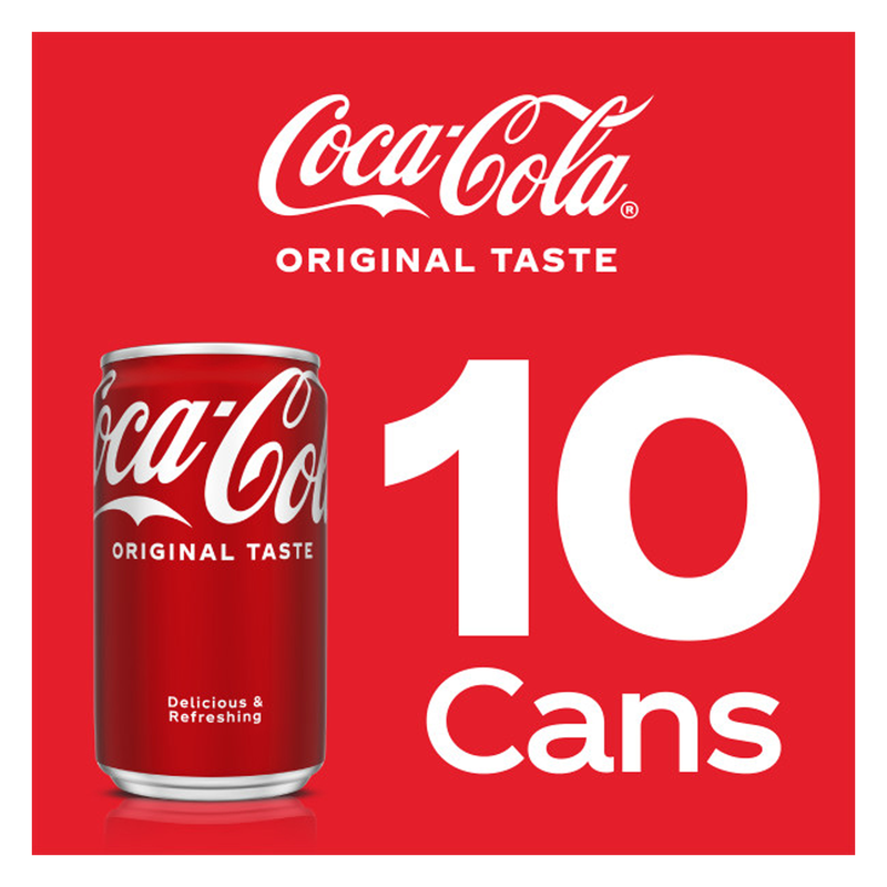 Coca-Cola 10pk 7.5oz Mini Can
