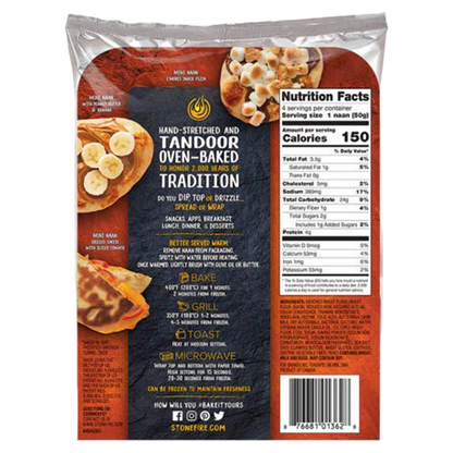 Stonefire Original Mini Naan - 4ct/7.05oz