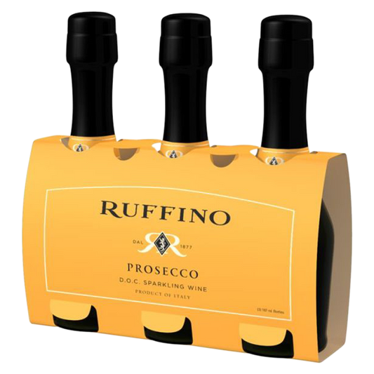 Ruffino Prosecco Sparkling 187ml 3pk