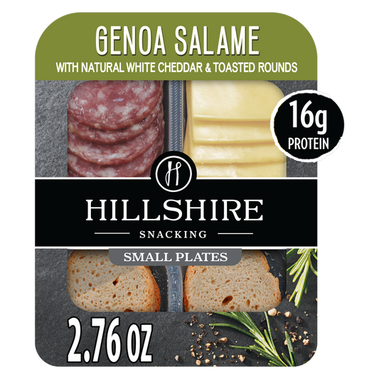 Hillshire Snacking Protein Small Plates Genoa Salami & White Cheddar Cheese - 2.76oz