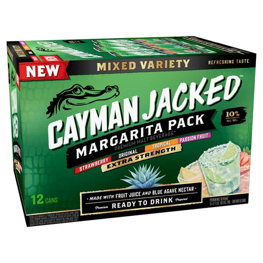 Cayman Jack Jacked Margarita Variety Pack 12pk 12oz Can