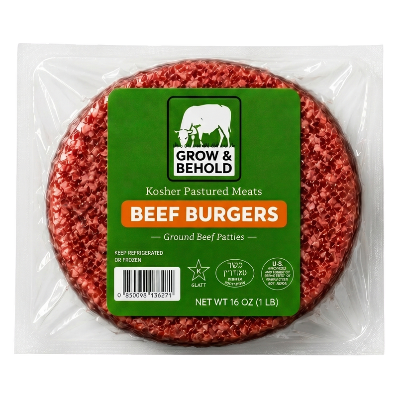 Grow & Behold Beef Burgers 16oz