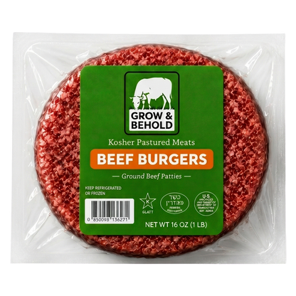 Grow & Behold Beef Burgers 16oz