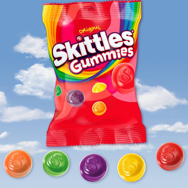 SKITTLES Original Gummy Candy, 5.8 oz Bag