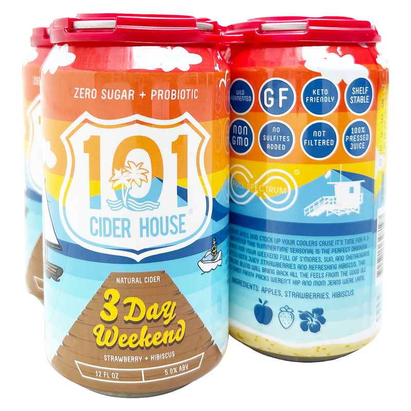 101 Cider House Seasonal - Frosted Tips 4pk 12oz Can 6.9% ABV