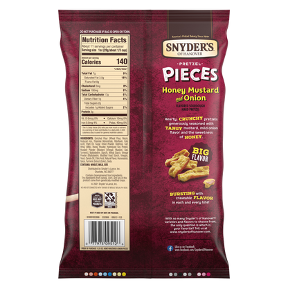 Snyder's Honey Mustard & Onion Pretzel Pieces 11.25oz