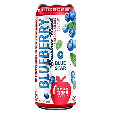Portland Cider Seasonal - Blueberry Bourbon Basil Single 19.2oz Can