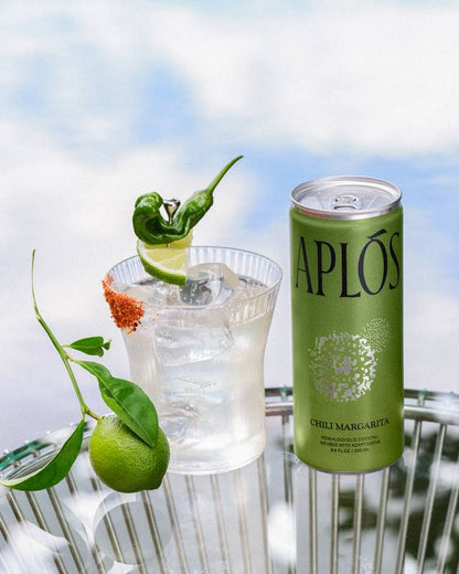Aplós Chili Margarita Functional Non-Alc Cocktail 4pk 8.5oz Can