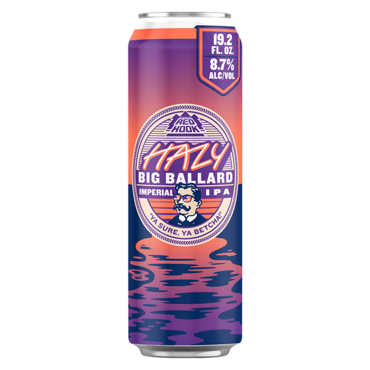 Redhook Brewery Hazy Big Ballard Imperial IPA (19.2 OZ CAN)