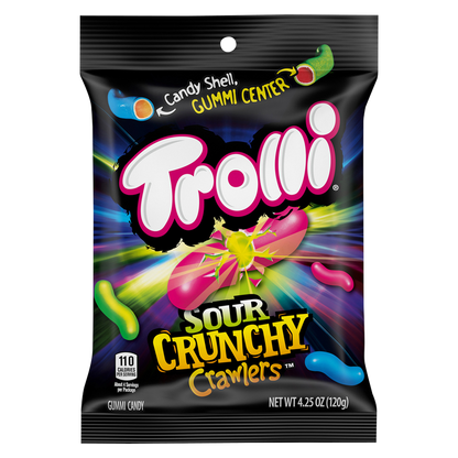 Trolli Crunchy Sour Crawlers Gummy Candy 4.25oz