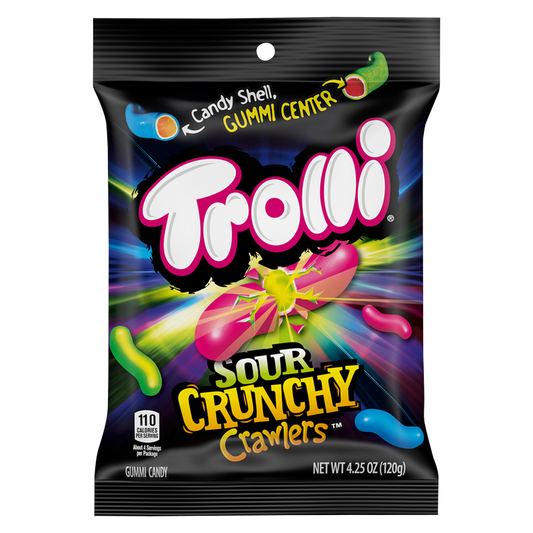 Trolli Crunchy Sour Crawlers Gummy Candy 4.25oz