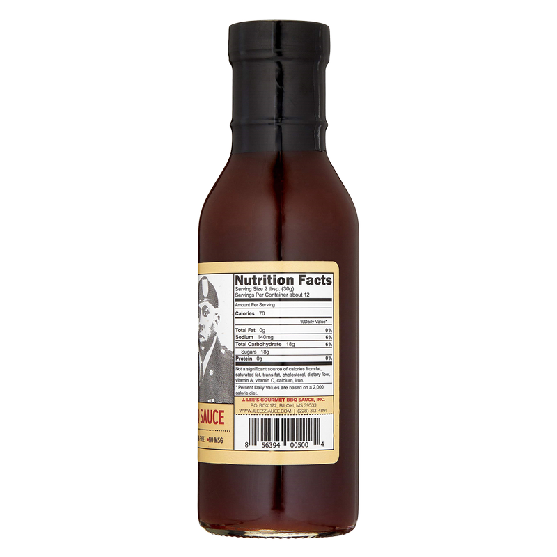 J. Lee's Original Gourmet BBQ Sauce 12oz