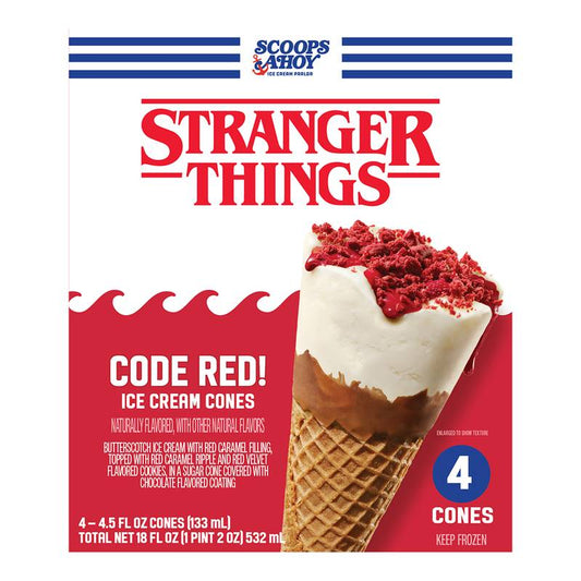 Code Red! Ice Cream Cones 4ct