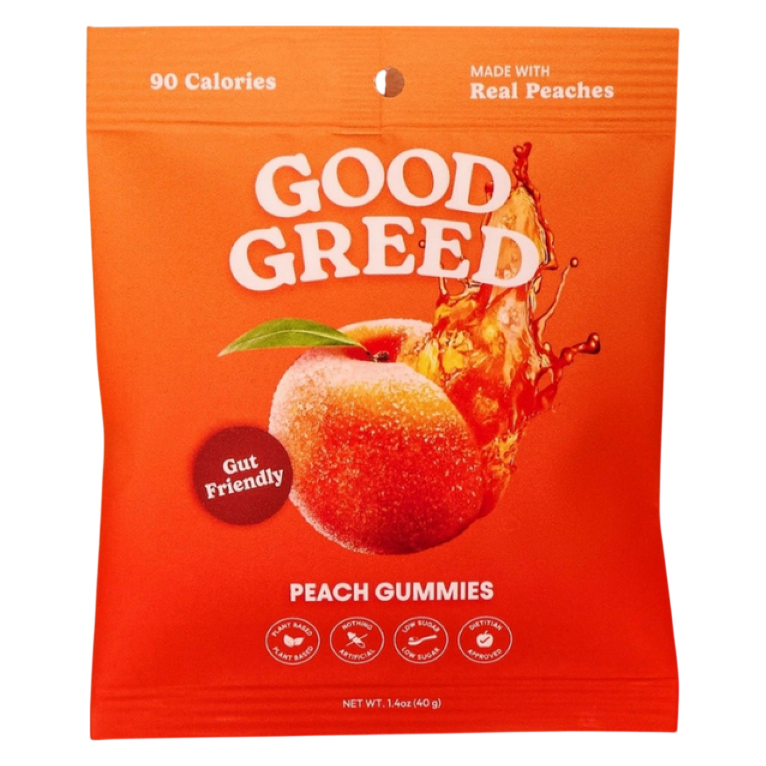 Good Greed Peach Gummies, 1.4 oz