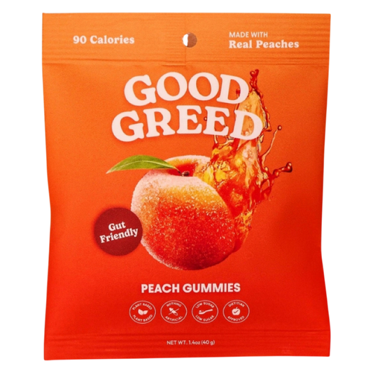 Good Greed Peach Gummies, 1.4 oz