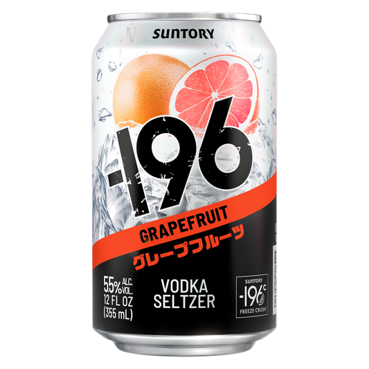 -196 Grapefruit Vodka Seltzer 355ml Can