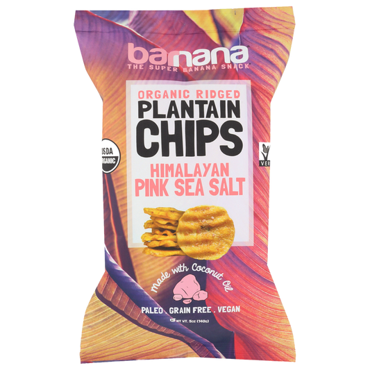 Barnana Himalayan Pink Sea Salt Organic Plantain Chips 5oz