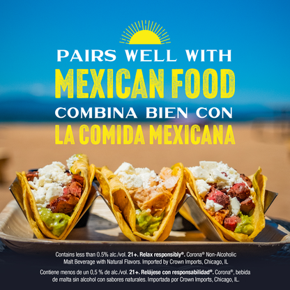 Corona Non-Alcoholic 6pk 12oz Btl 0.5% ABV