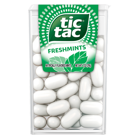 Tic Tac Freshmint Breath Mints, On-The-Go Refreshment, 1 oz, Single Pack