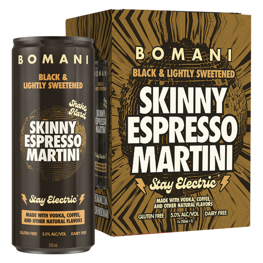 Bomani Skinny Espresso Martini 4pk 250ml Can