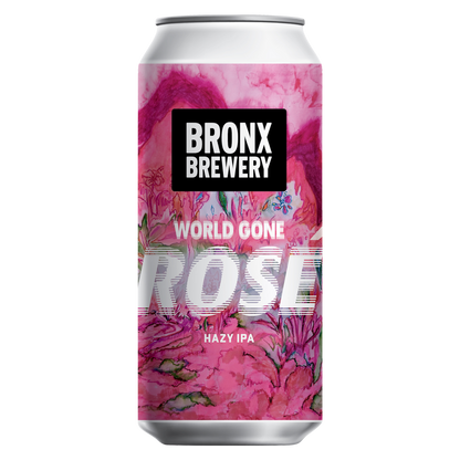 Bronx Brewery World Gone Rose 4pk 16oz Can 7% ABV