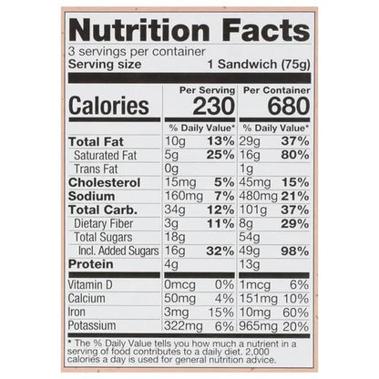 Jeni's Chocolate Silk Pie Ice Cream Sandwiches 3ct