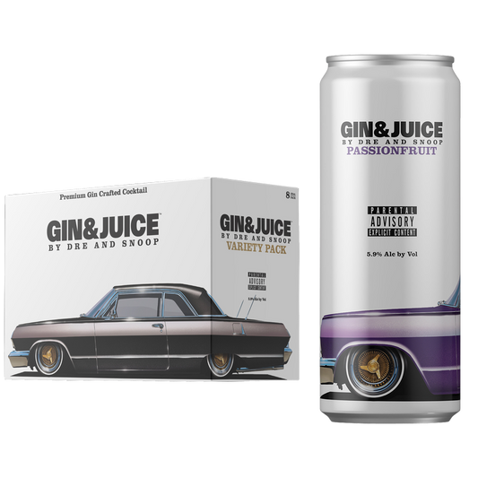 GIN & JUICE By Dre and Snoop Variety 8pk 12oz 5.9% ABV