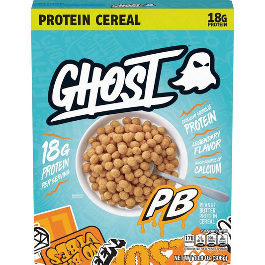 General Mills Ghost High Protein Peanut Butter Cereal, 10.8oz.