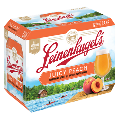 Leinenkugel's Juicy Peach 12pk 12oz Can 4.4% ABV