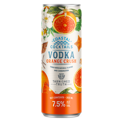 Coastal Cocktails Vodka Orange Crush 4pk 12oz Can 7.5% ABV
