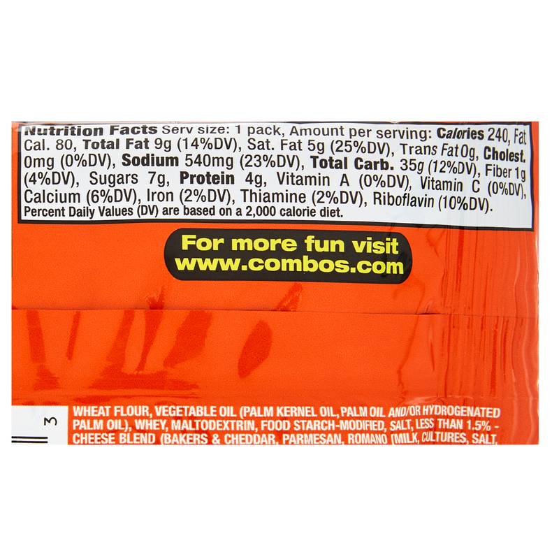 Combos Cheddar Cheese Pretzels 1.8oz